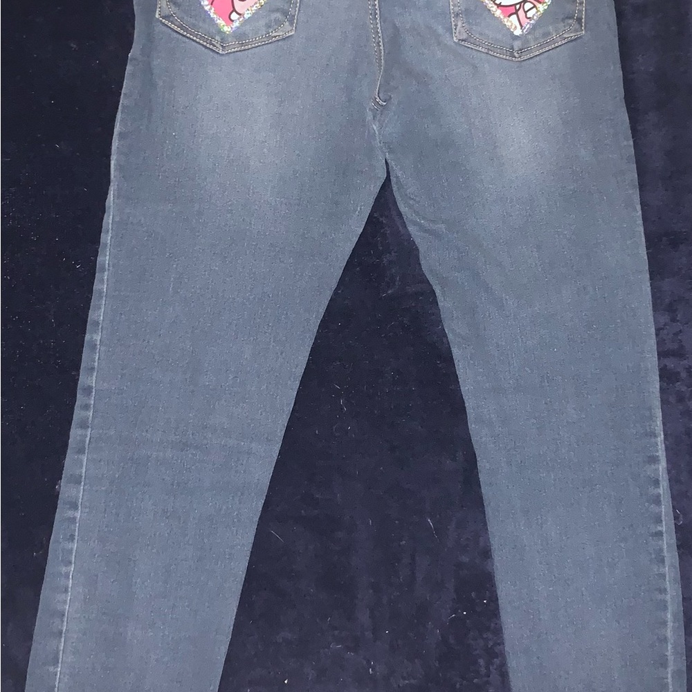Handmade Hello Kitty Jeans - Picture 2 of 3